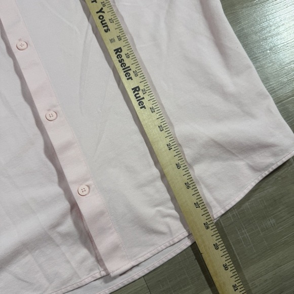 Lululemon Shirt Men L Pink Button Long Sleeve Performance One Thing At A Time - Picture 6 of 6